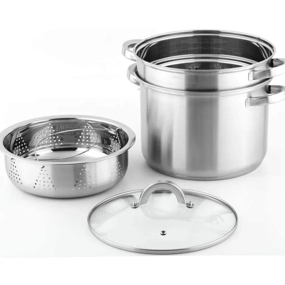 Pastagrytset med ånginsats + durkslag 7,5 liter