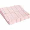 Pattern frukostservetter 20-pack, off-white/blue grid