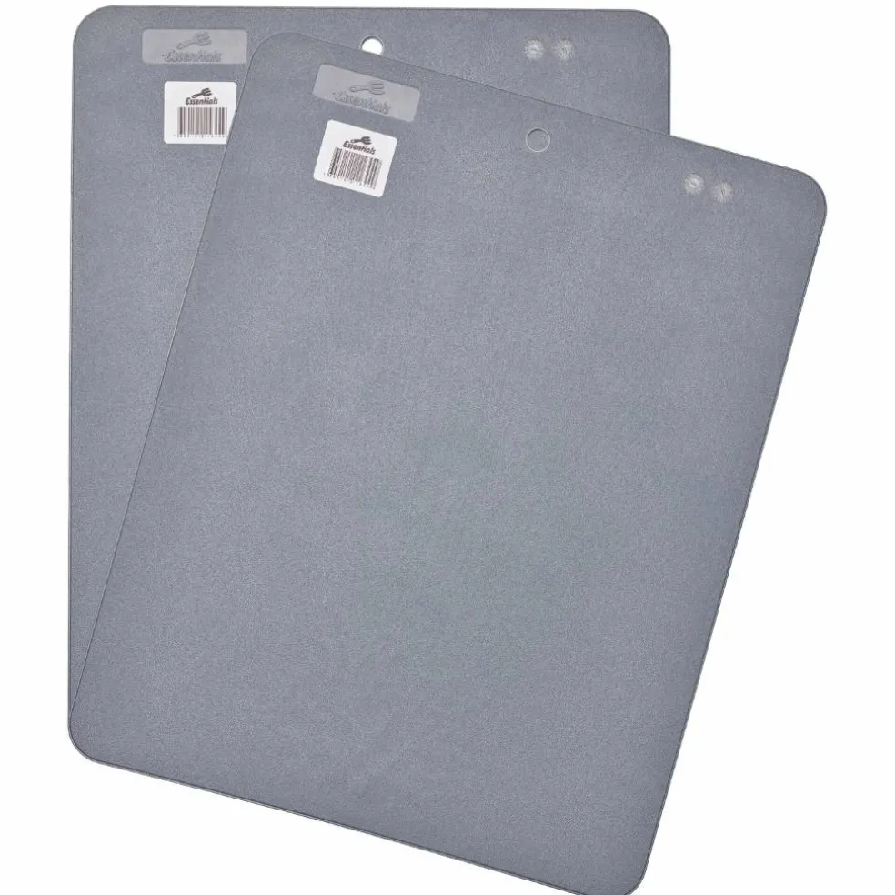 2pc Flexibel Skärbräda Bio Grå & Blå