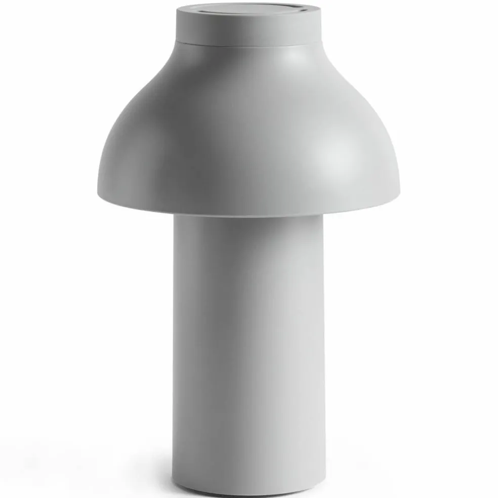 PC Portable bordslampa, cool grey