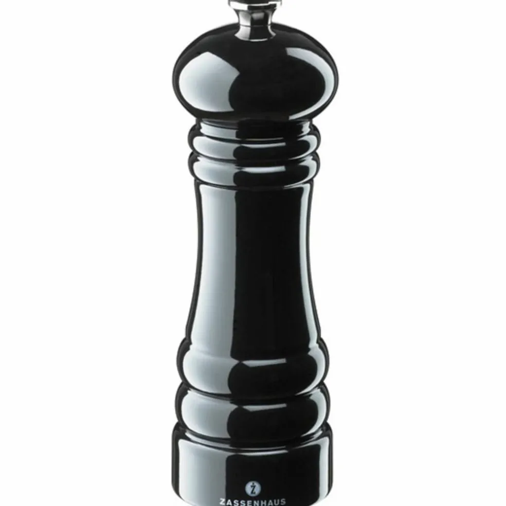 Pepparkvarn 18 cm Svart Blank