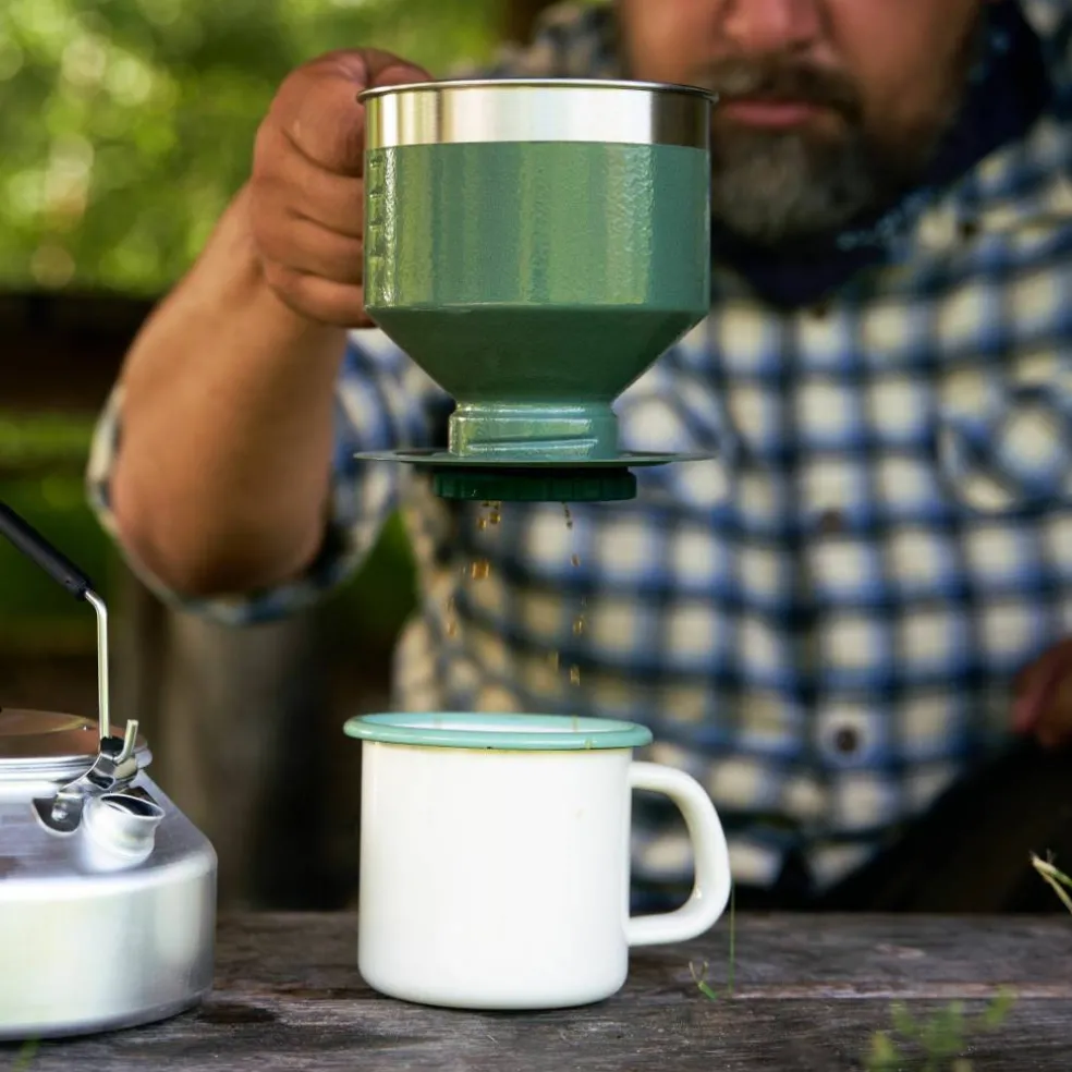 Perfect-brew pour over, termoskaffebryggare 0,6 liter, hammertone green