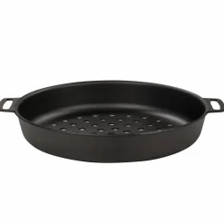 Perforerad grillform, Ø24 cm, kolstål