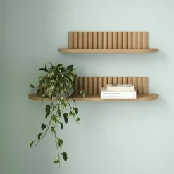 Pillar hylla large 78 × 15 cm, ek