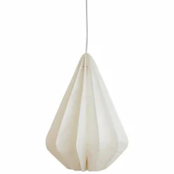 Pinecone taklampa, vit
