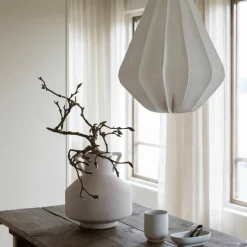 Pinecone taklampa, vit