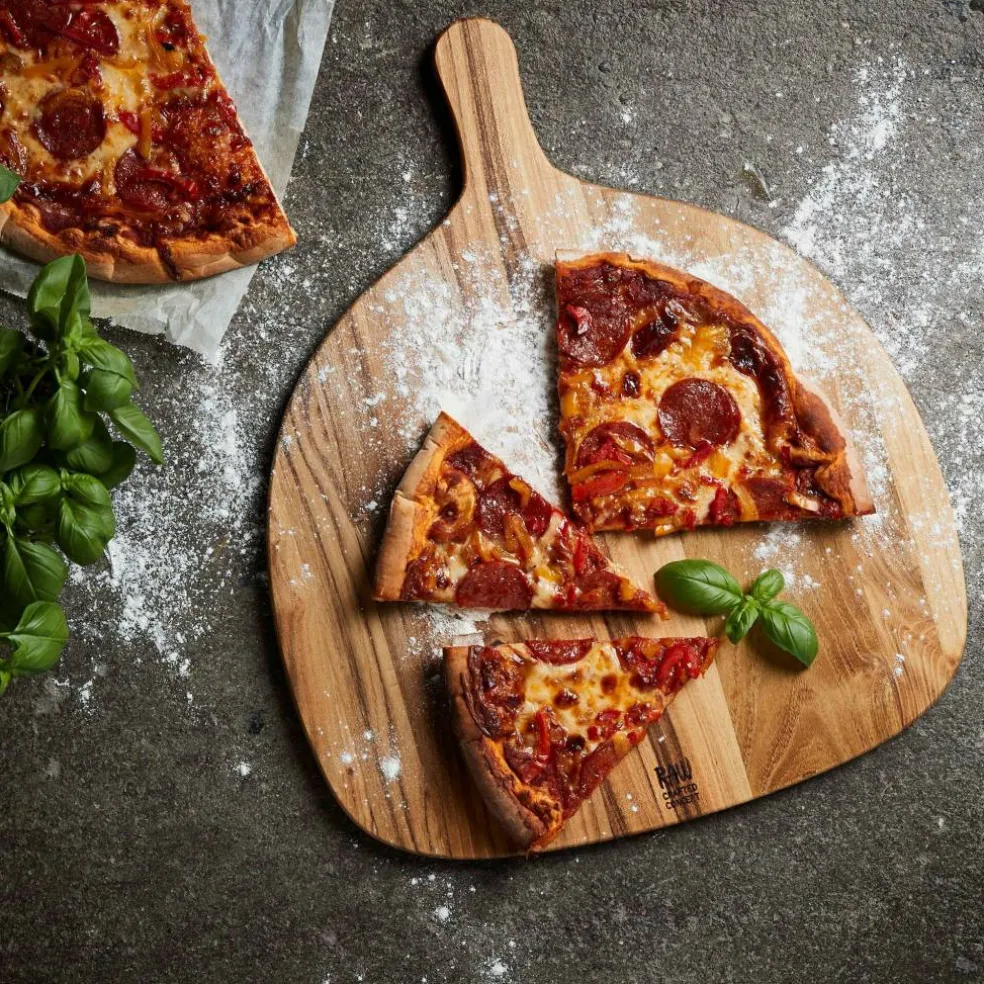 Pizza Serveringsbräda Teak