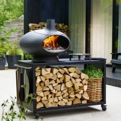 Pizzaugnspaket med bord, 120x60 cm