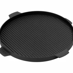 Plancha large, räfflad gjutjärnsplatta