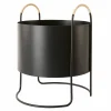 Plant Box Low blomlåda, black