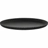 Pleats bricka 23 cm, svart