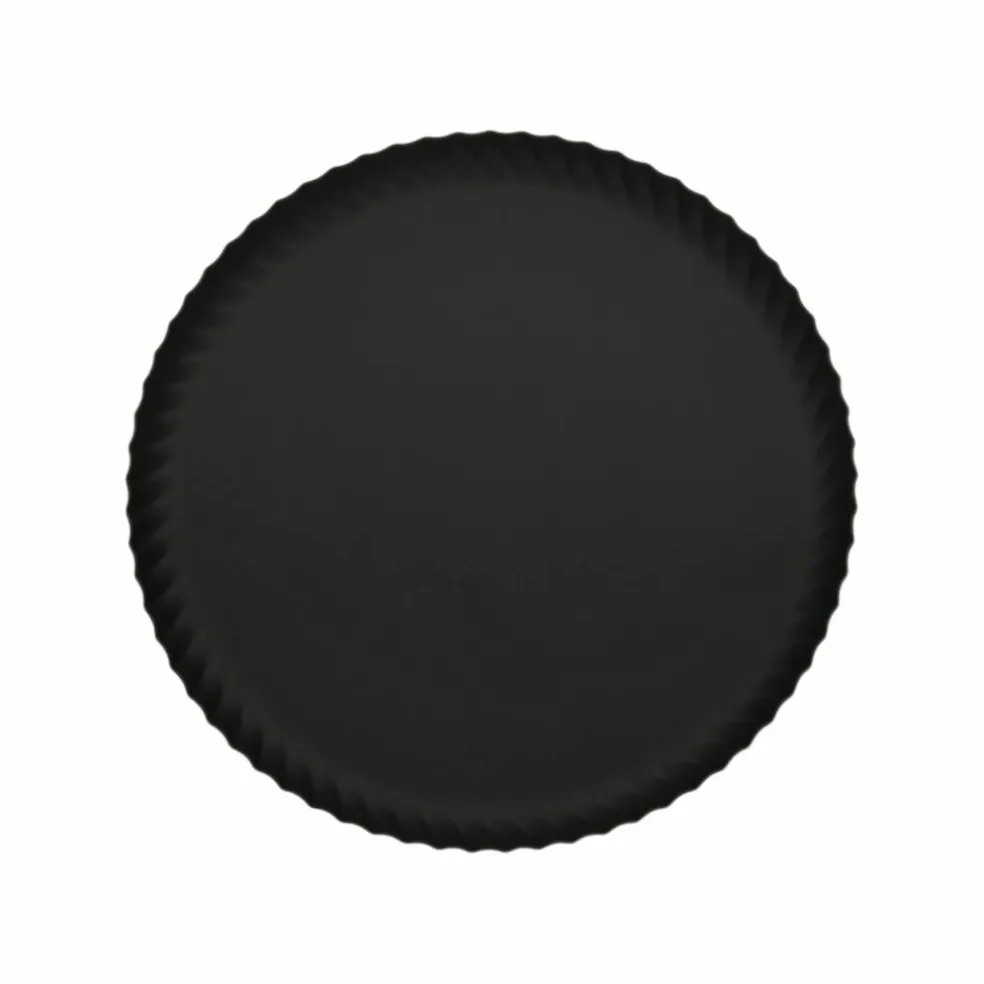 Pleats bricka 31 cm, svart