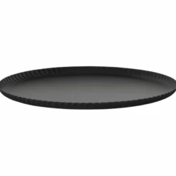 Pleats bricka 31 cm, svart