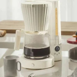 Plissé kaffebryggare, svart