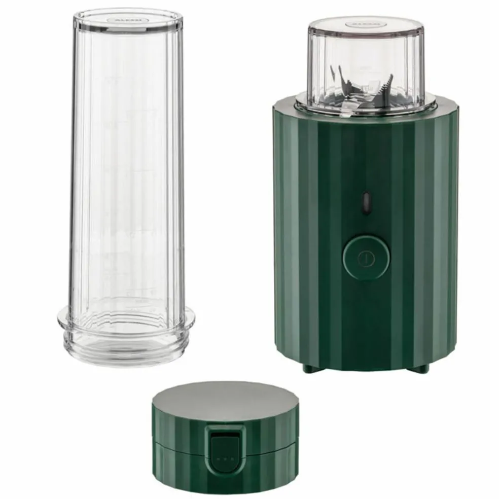 Plissé Personal Blender elektrisk hackare, grön