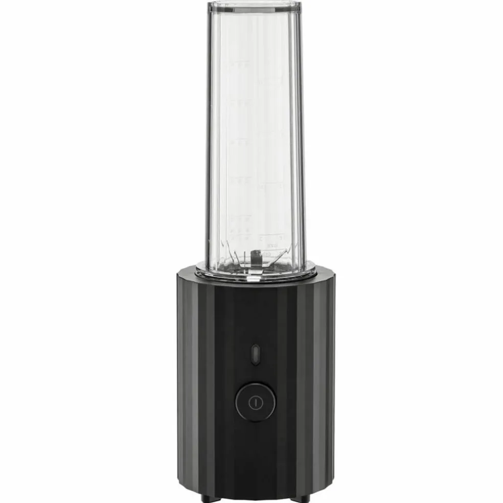 Plissé Personal Blender elektrisk hackare, svart