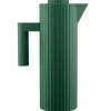 Plissé termoskanna 1 liter, grå