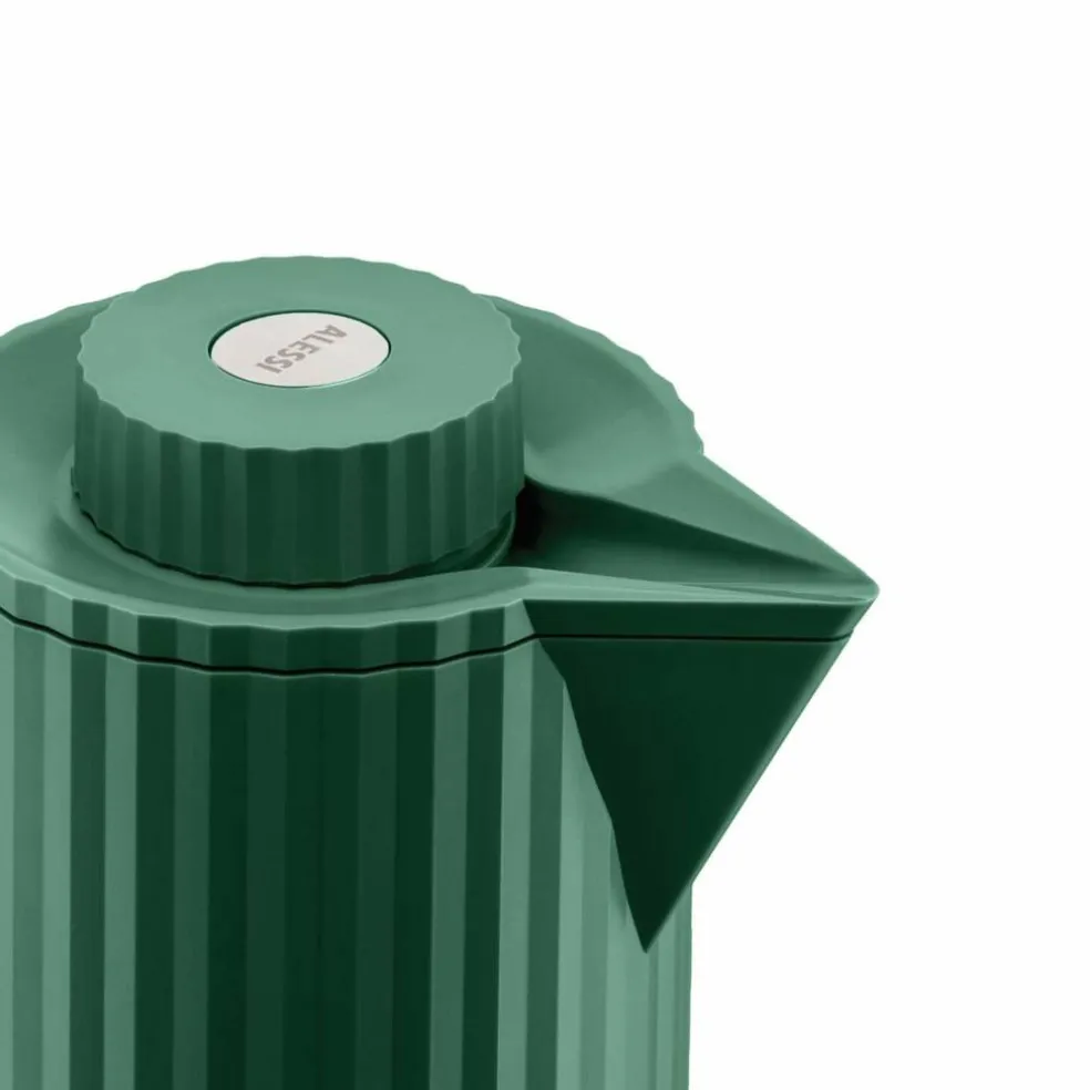 Plissé termoskanna 1 liter, grå