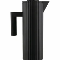 Plissé termoskanna 1 liter, svart