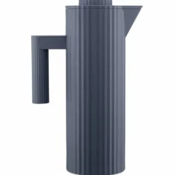 Plissé termoskanna 1 liter, svart