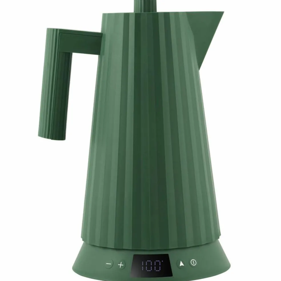Plissé Vattenkokare med temperaturkontroll 1,7 liter, grön