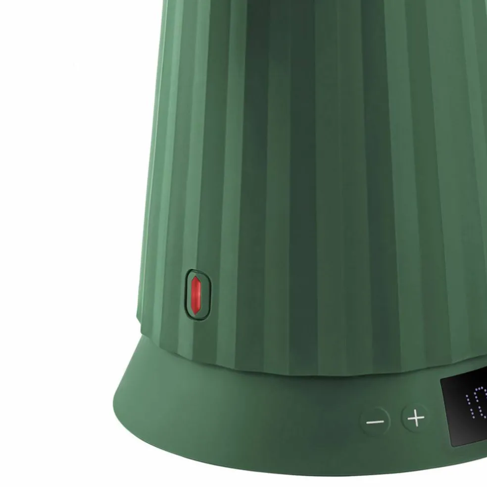 Plissé Vattenkokare med temperaturkontroll 1,7 liter, grön