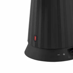 Plissé Vattenkokare med temperaturkontroll 1,7 liter, svart