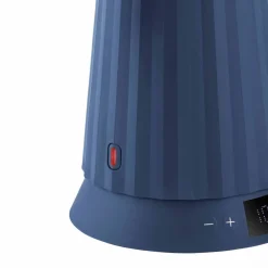 Plissé Vattenkokare med temperaturkontroll 1,7 liter, blå