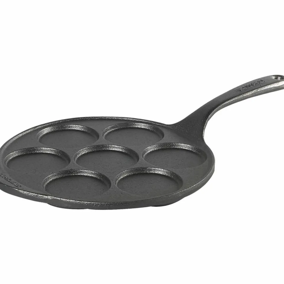 Plättpanna 23 cm Gjutjärnshandtag