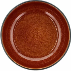 Poke-/ramenskål 18 cm, svart/grön