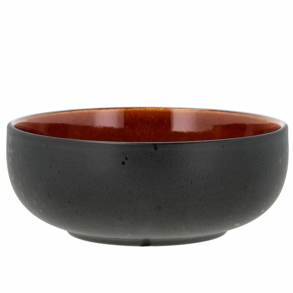 Poke-/ramenskål 18 cm, svart/grön