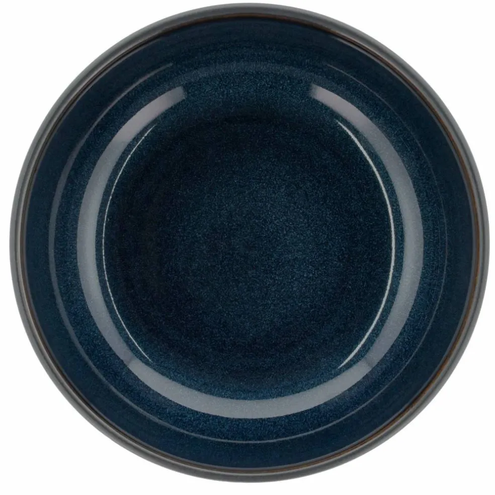 Poke-/ramenskål 18 cm, svart/mörkblå