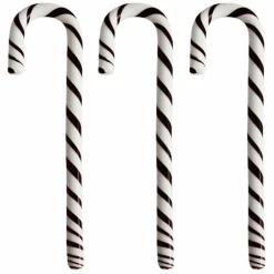 Polkagriskäpp 170 mm 3-pack, vit/röd