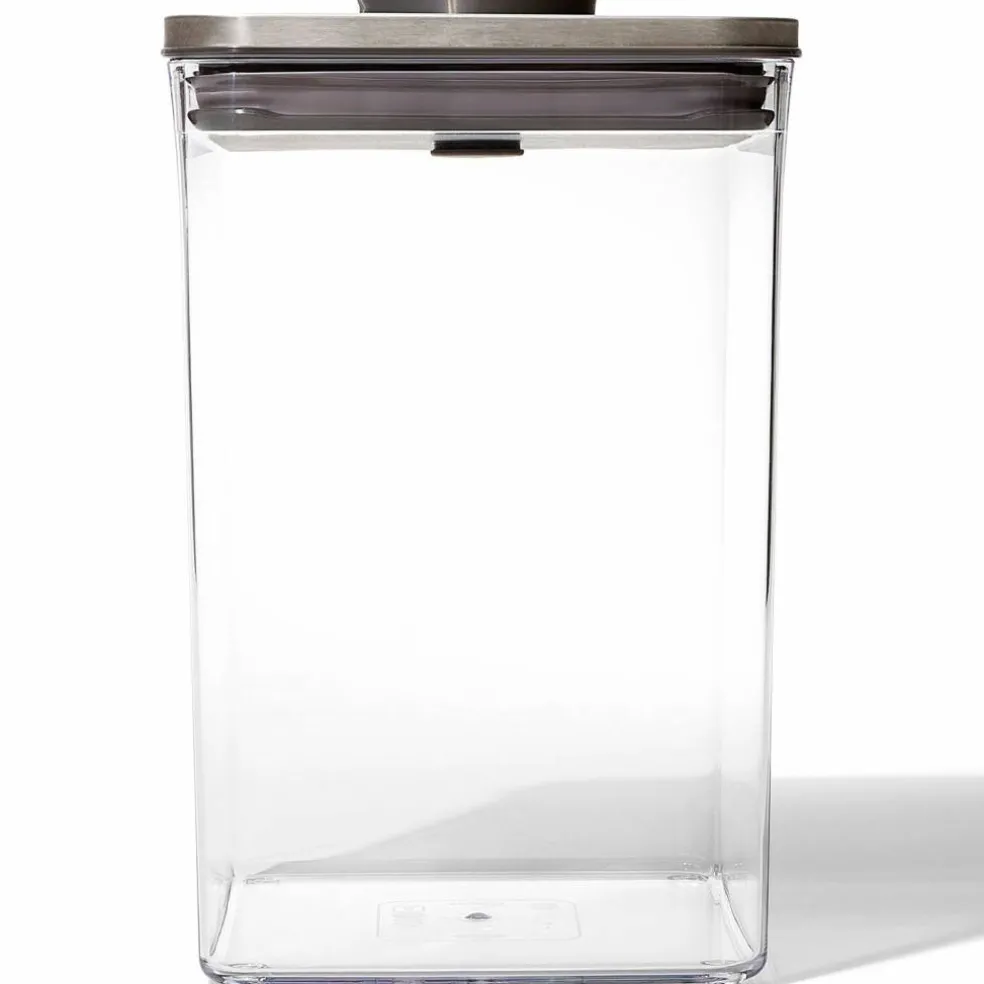 POP Fyrkantig Steel Beholder, 4,2 liter