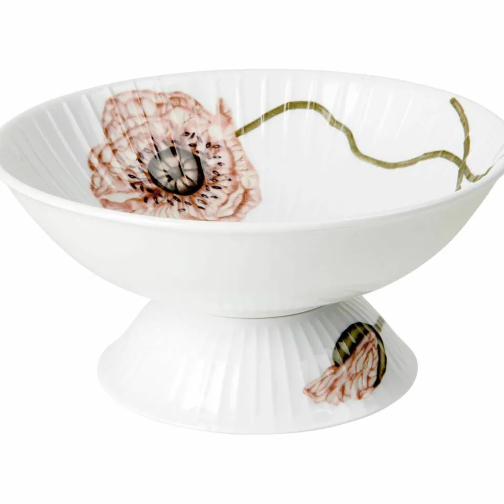Poppy bordsuppsats vit, Ø 16 cm