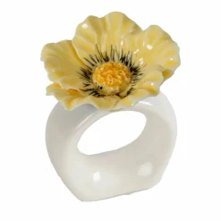 Poppy servettring 2-pack, beige