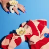 Poppy servettring 2-pack, blå