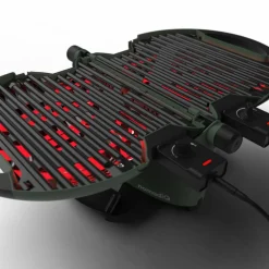 Portabel elgrill E-BBQ, grön