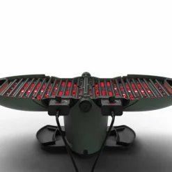 Portabel elgrill E-BBQ, grön