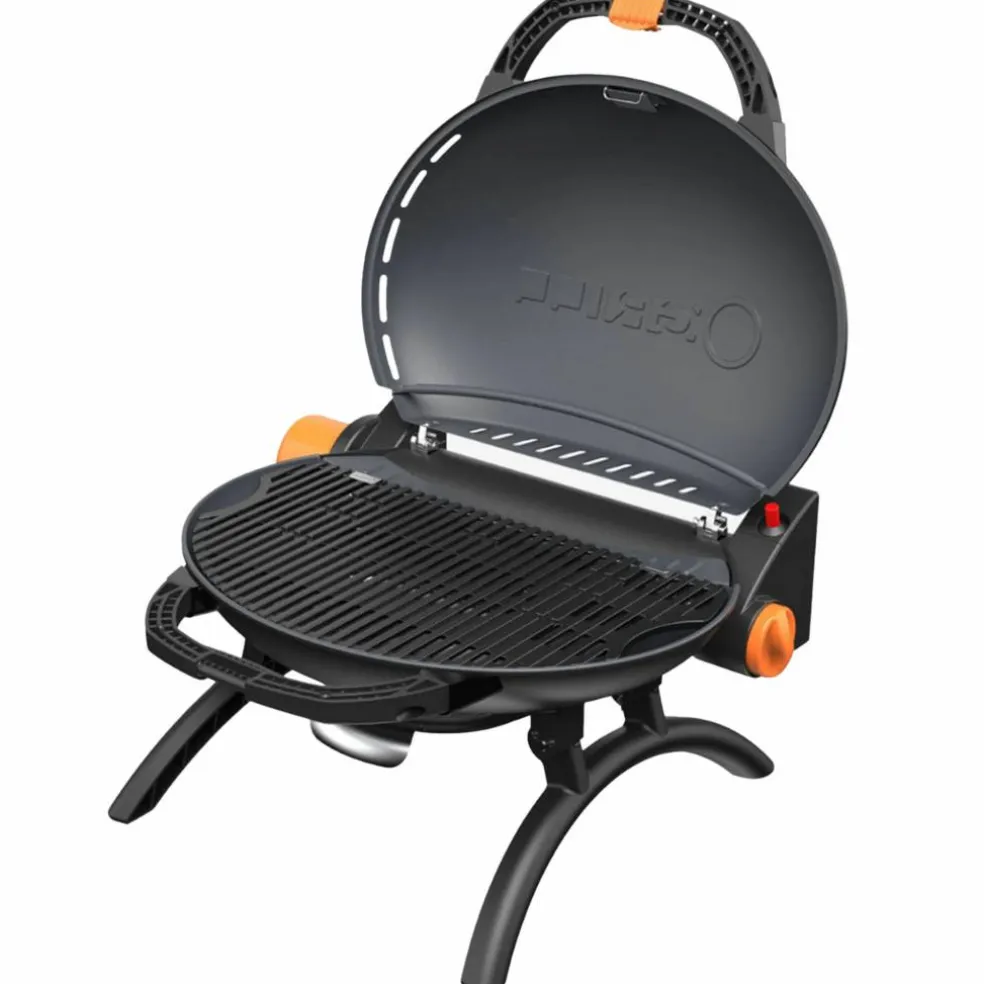 500 portabel gasolgrill, blå