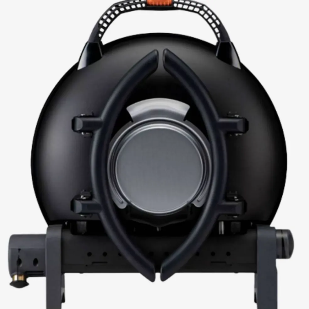 600 portabel gasolgrill, svart