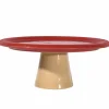Porto kakfat 26,5 x 11 cm, röd/beige