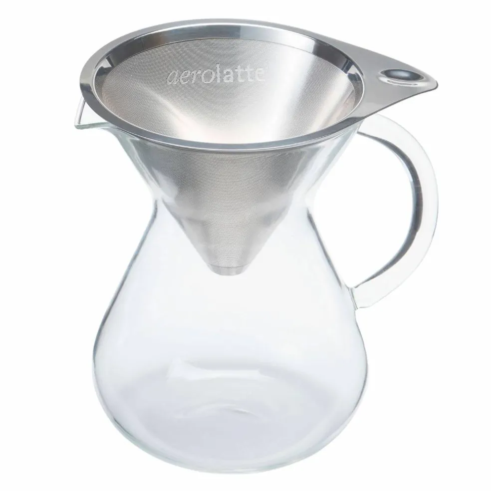 Pour-over-bryggare med mikrofilter