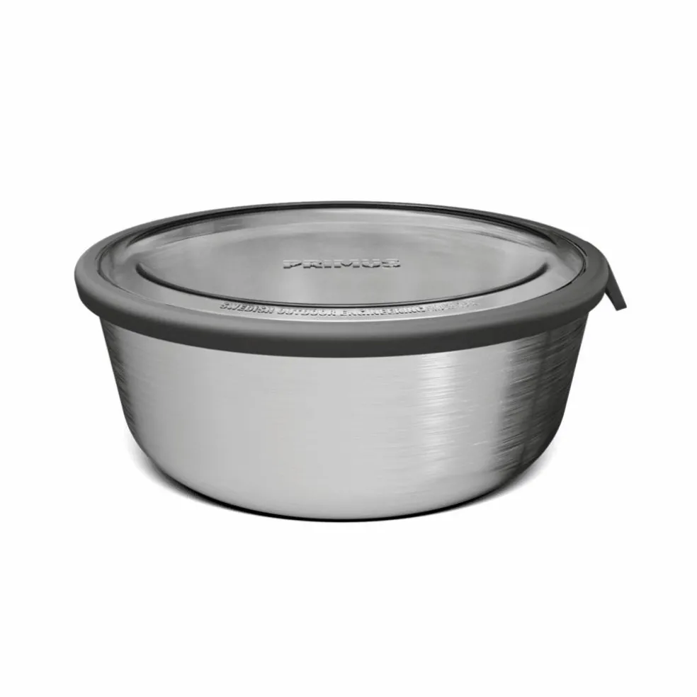PrepSkål med lock 1 liter, rostfritt stål