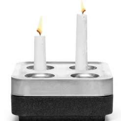 Presentkit, fyran korkskål, polerad svart