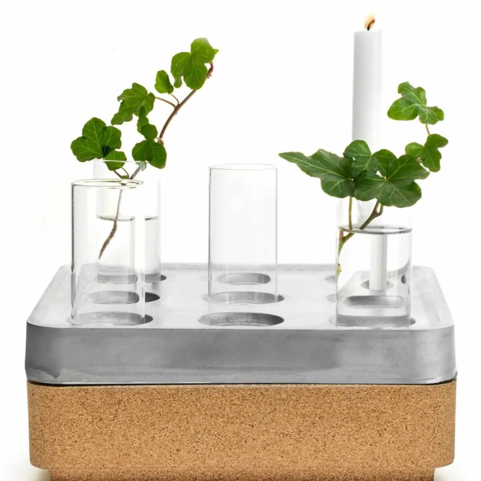 Presentkit, small korkskål, natural, vas 4-pack