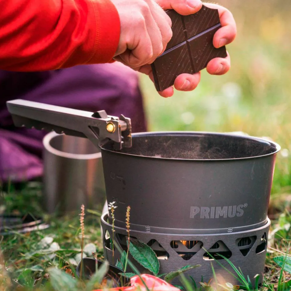 PrimeTech Stove Set gaskök med 2 st kastruller 1,3 liter