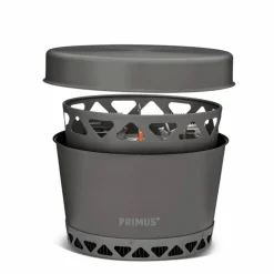 PrimeTech Stove Set stormkök med kastrull 2,3 liter + stekpanna
