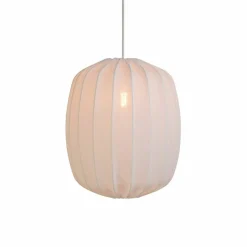 Prisma taklampa i linne 25 cm, vit