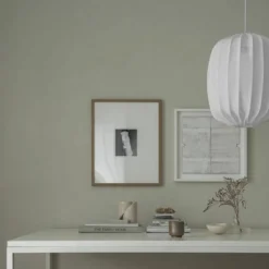 Prisma taklampa i linne 25 cm, vit